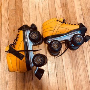 Yellow Derby Roller skates Dominion Size 5